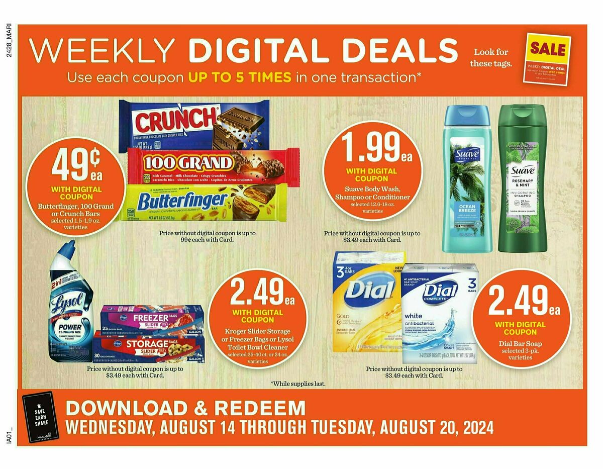 Mariano's Weekly Ad from August 14