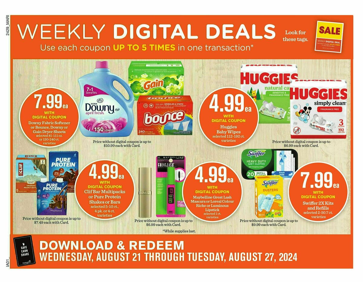 Mariano's Weekly Ad from August 21