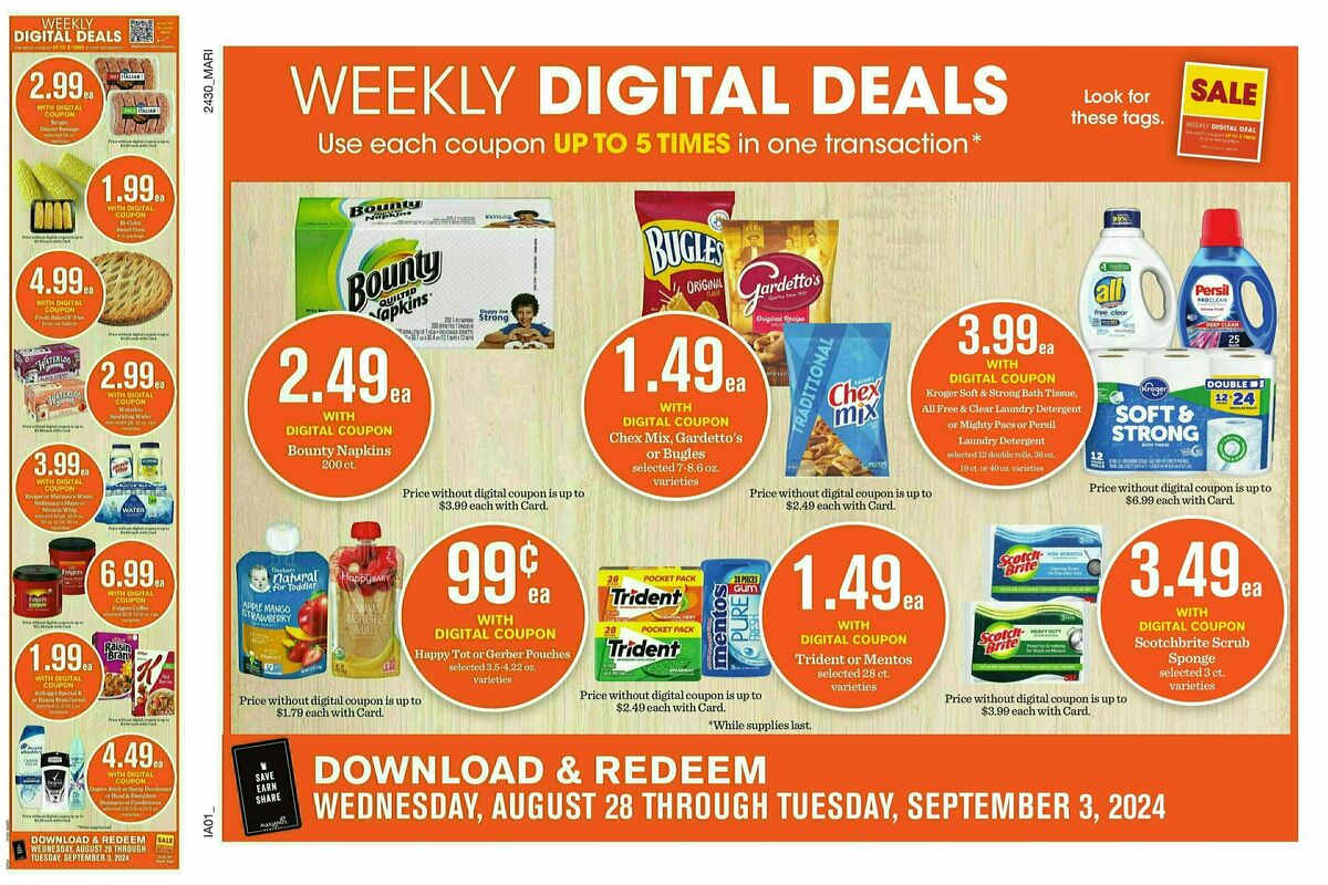 Mariano's Weekly Ad from August 28