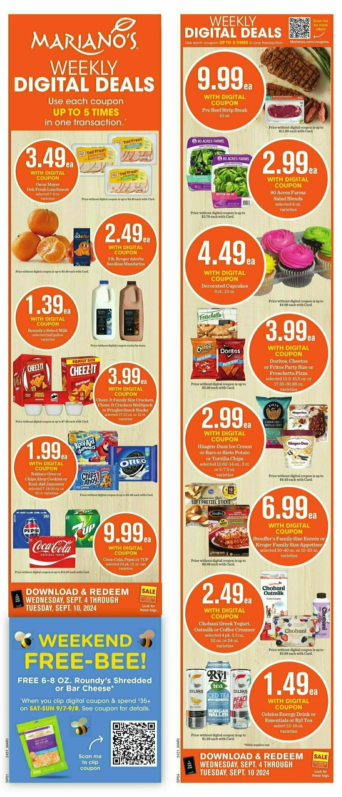 Mariano's Weekly Ad from September 4