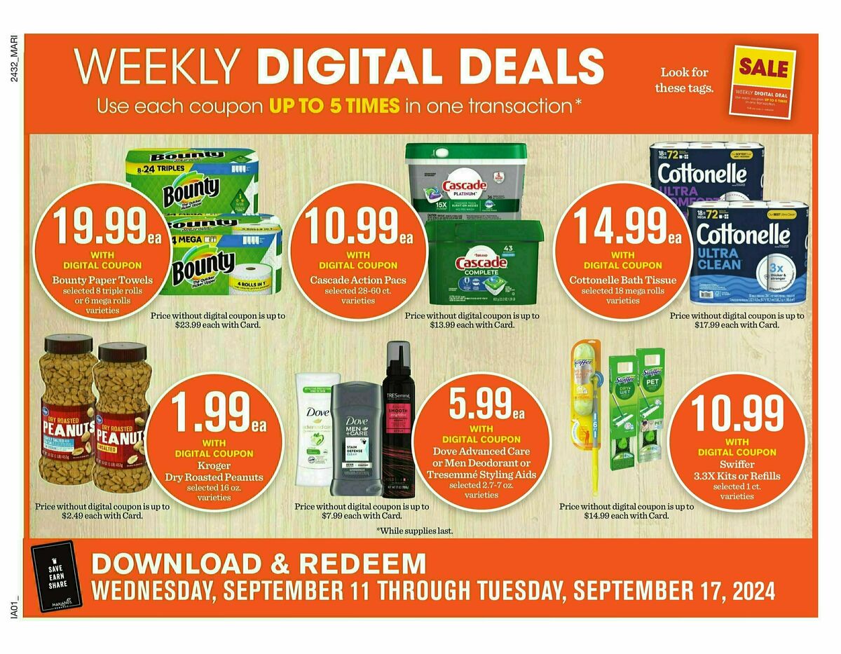 Mariano's Weekly Ad from September 11