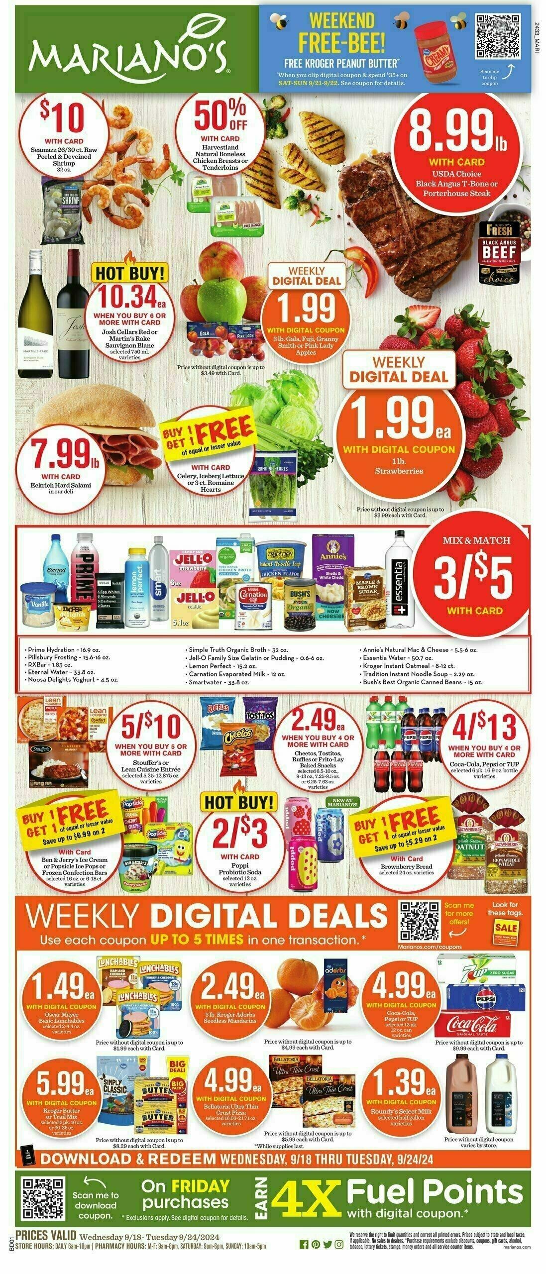 Mariano's Weekly Ad from September 18