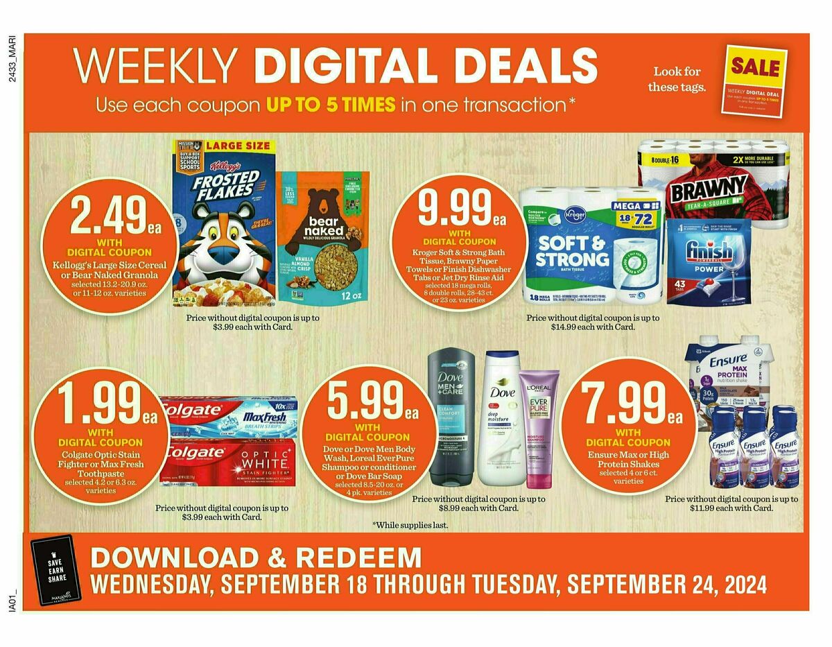 Mariano's Weekly Ad from September 18