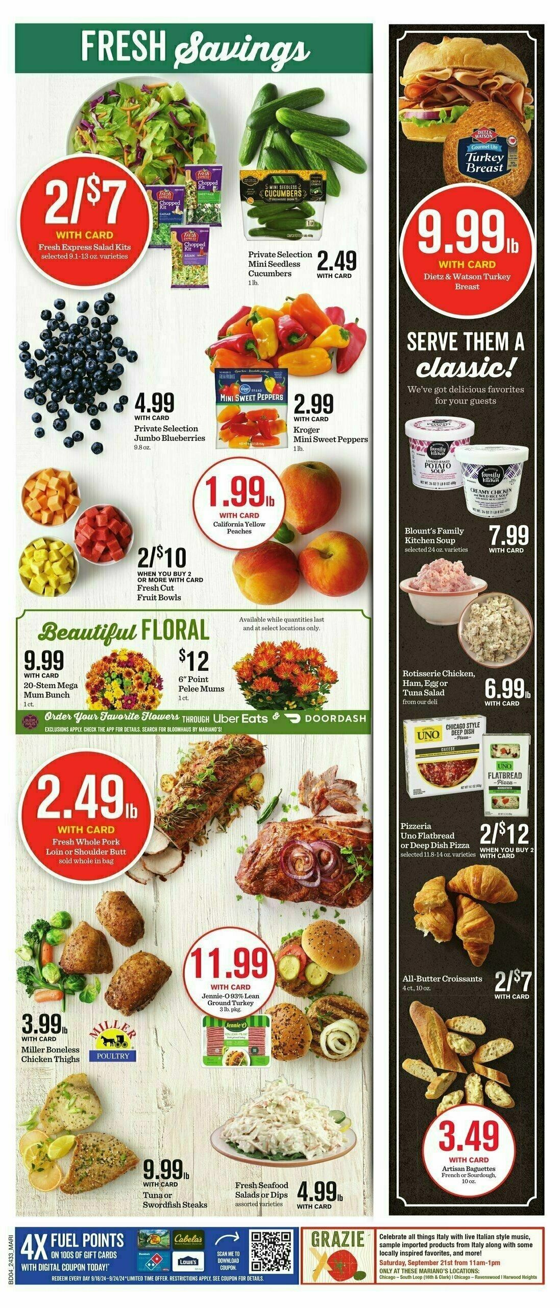 Mariano's Weekly Ad from September 18