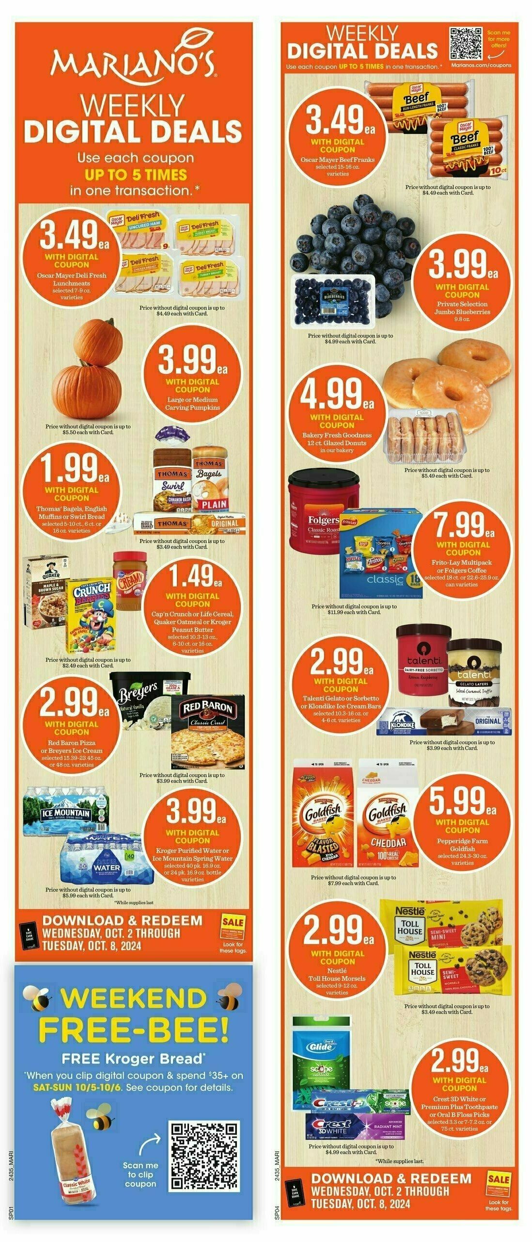 Mariano's Weekly Ad from October 2