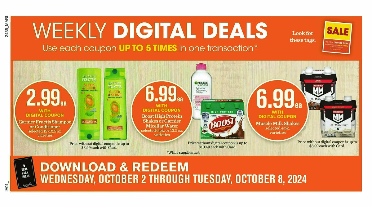 Mariano's Weekly Ad from October 2