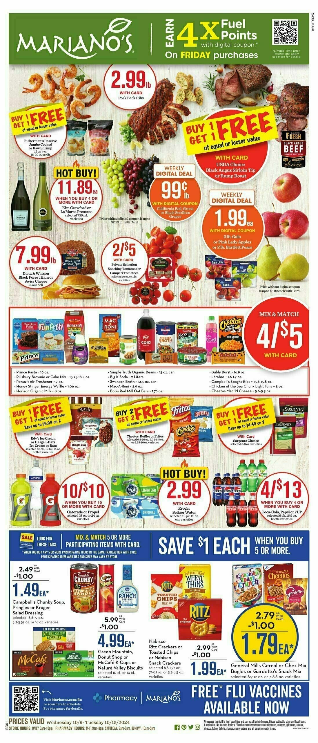 Mariano's Weekly Ad from October 9