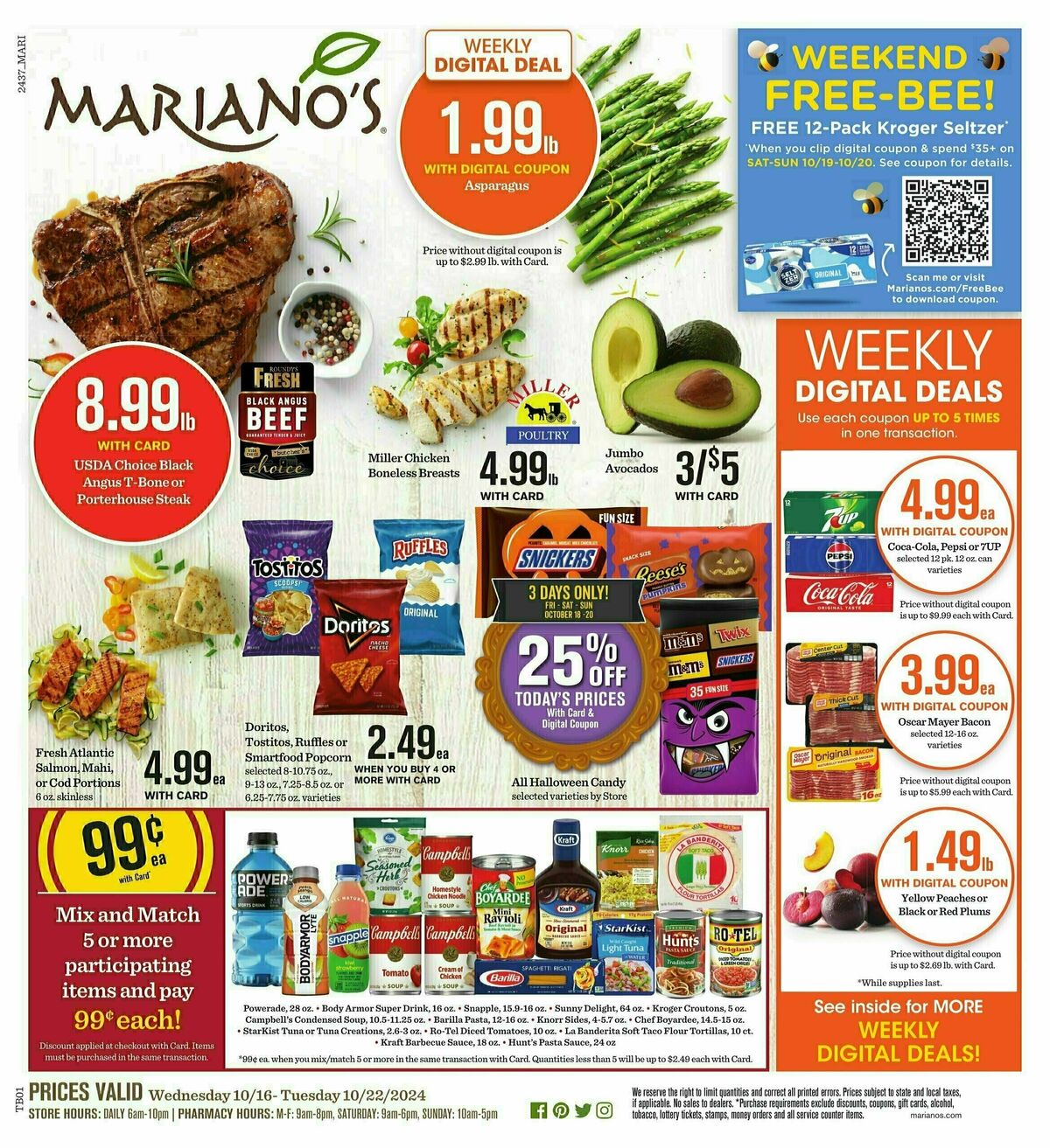 Mariano's Weekly Ad from October 16