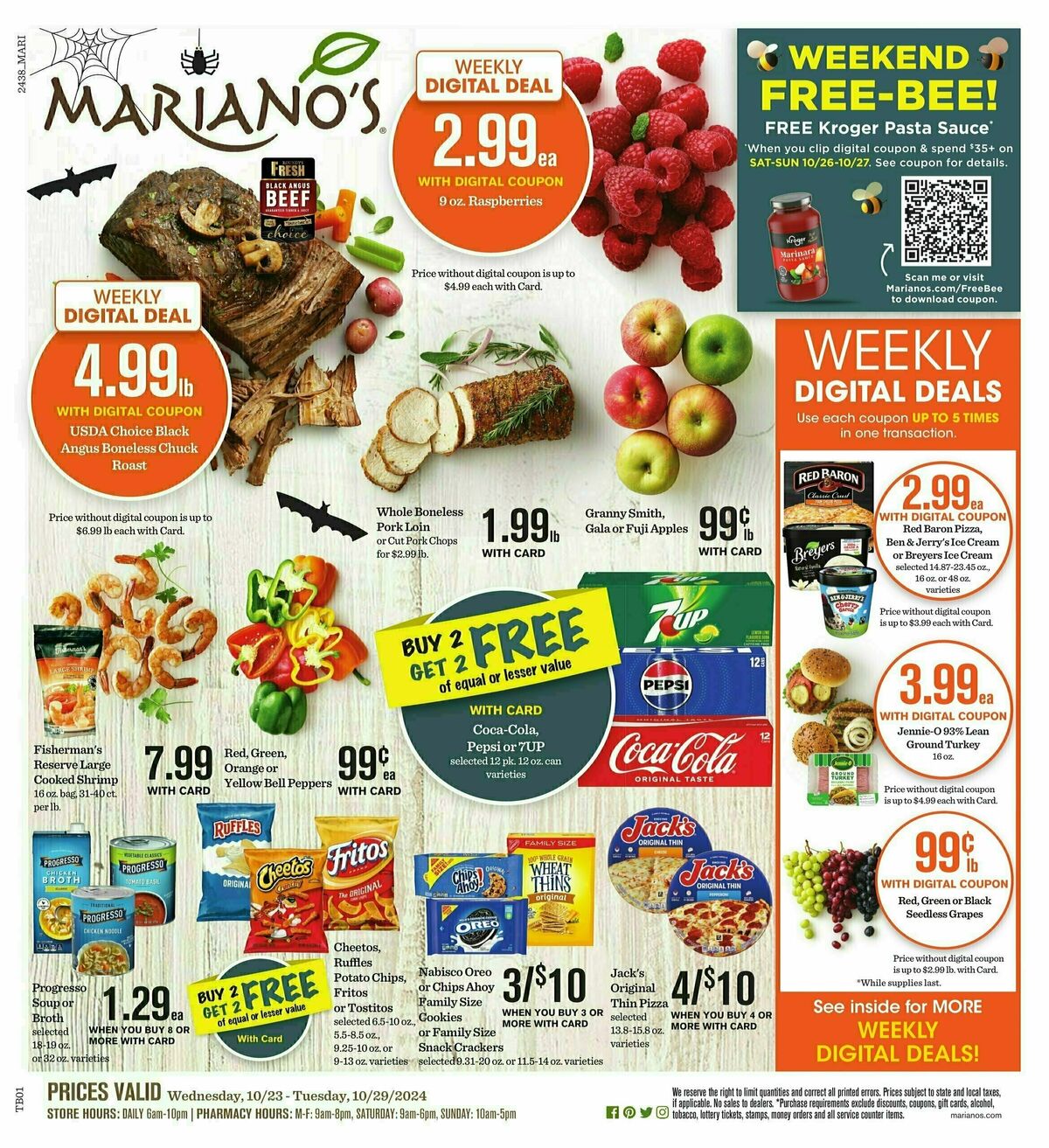 Mariano's Weekly Ad from October 23