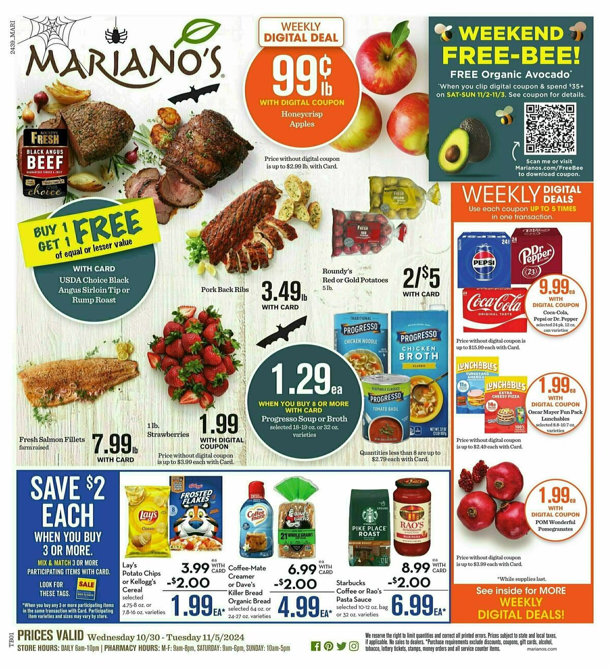 Mariano's Weekly Ad from October 30