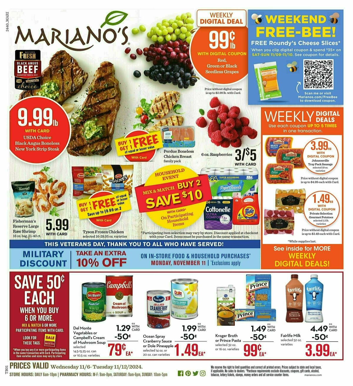 Mariano's Weekly Ad from November 6