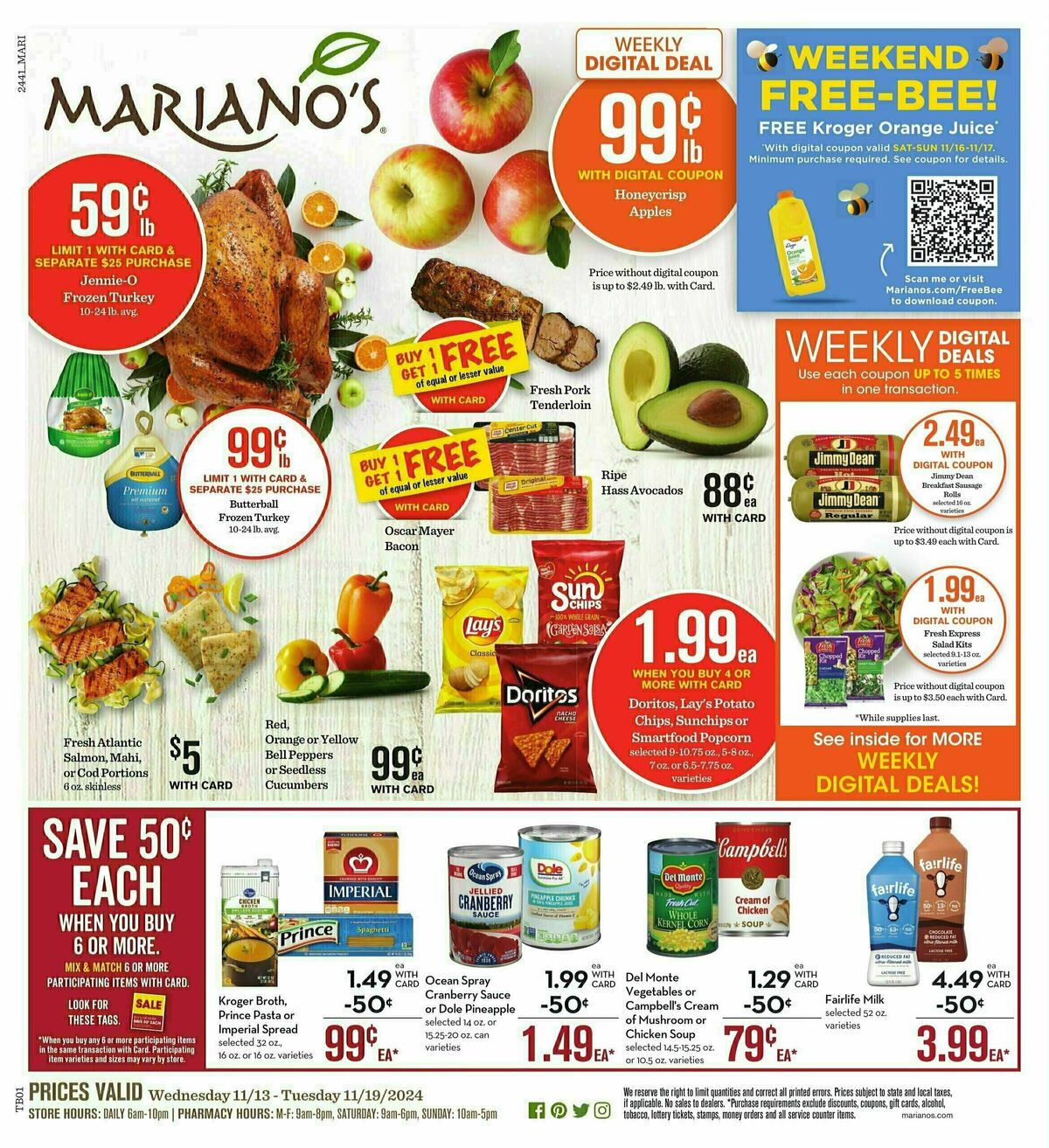 Mariano's Weekly Ad from November 13