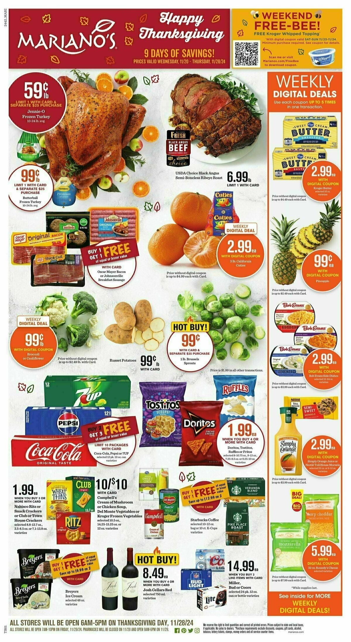 Mariano's Weekly Ad from November 20