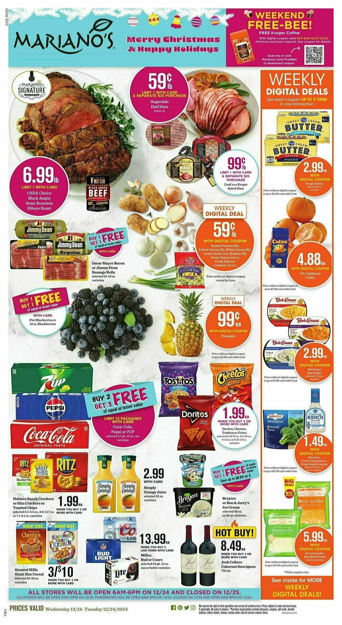 Mariano's Weekly Ad from December 18