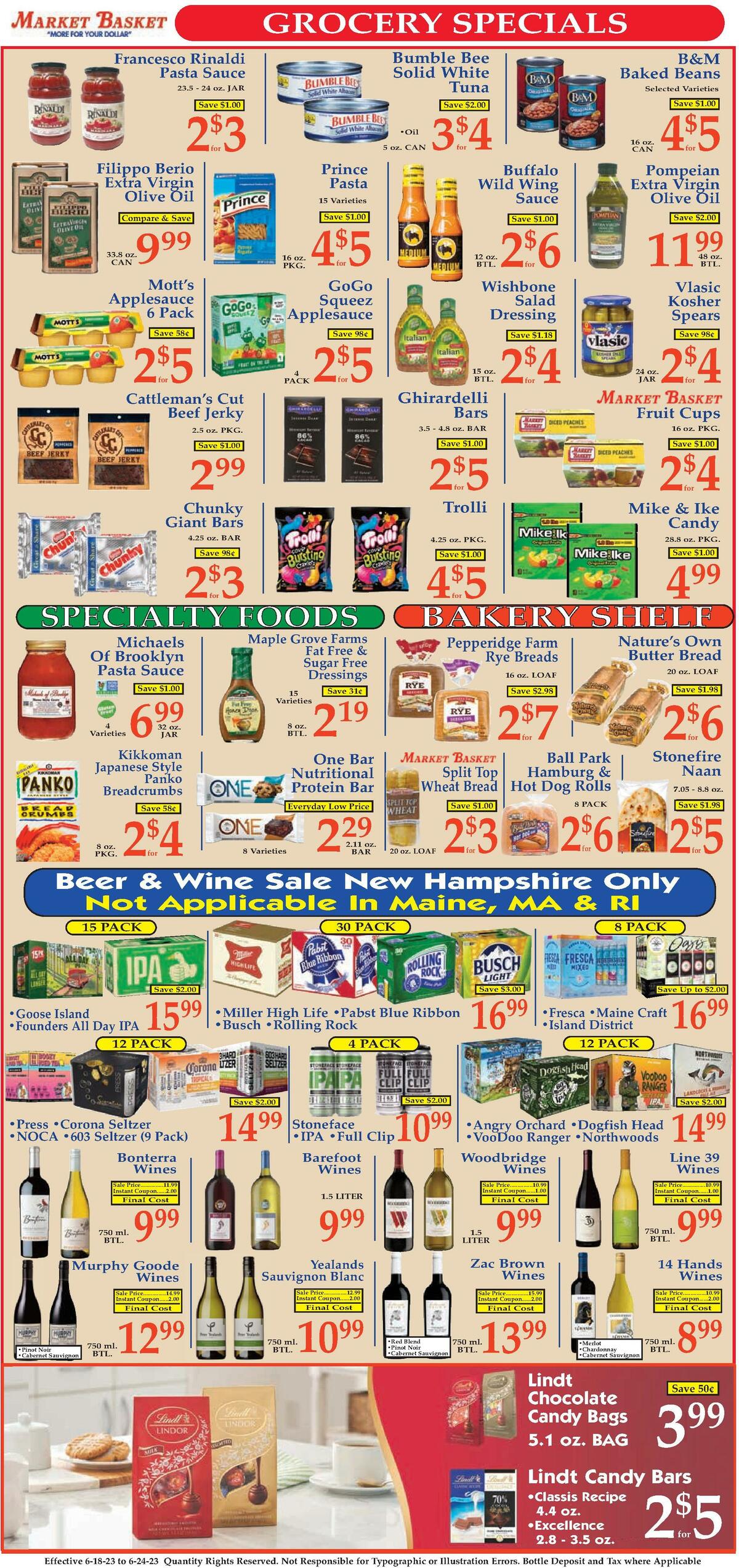 Market Basket Weekly Ad from June 18