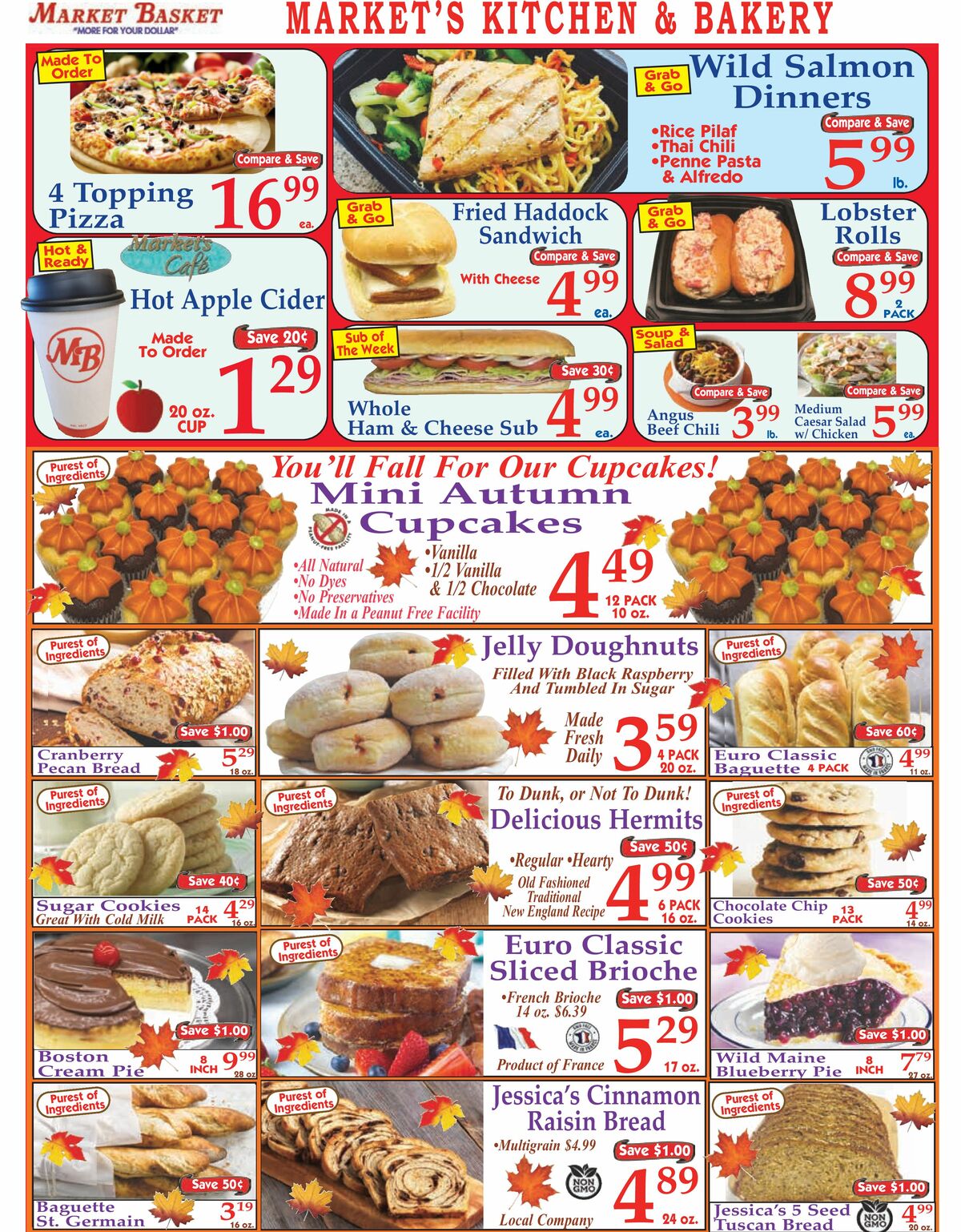 Market Basket Weekly Ad from October 1