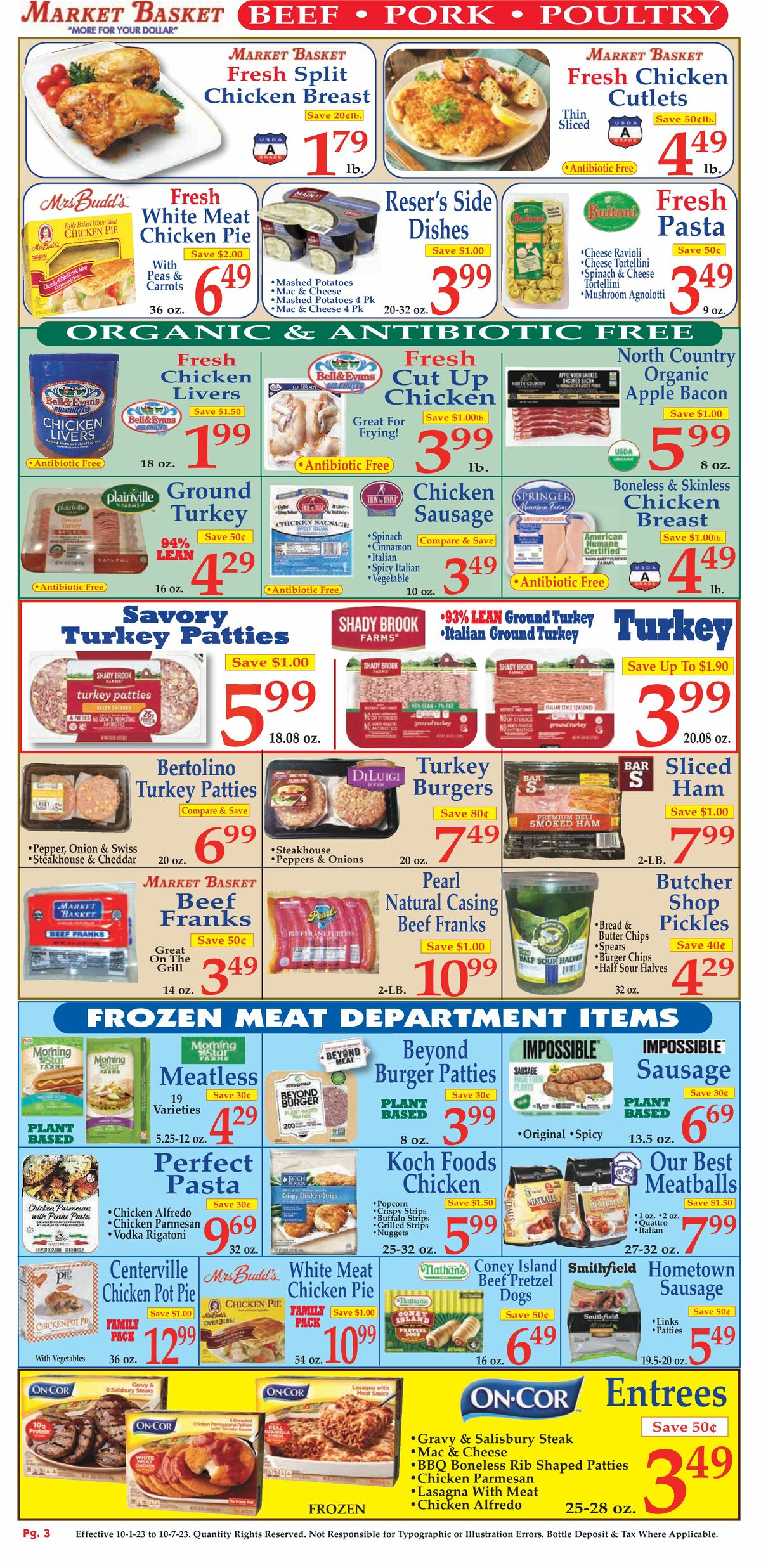 Market Basket Weekly Ad from October 1