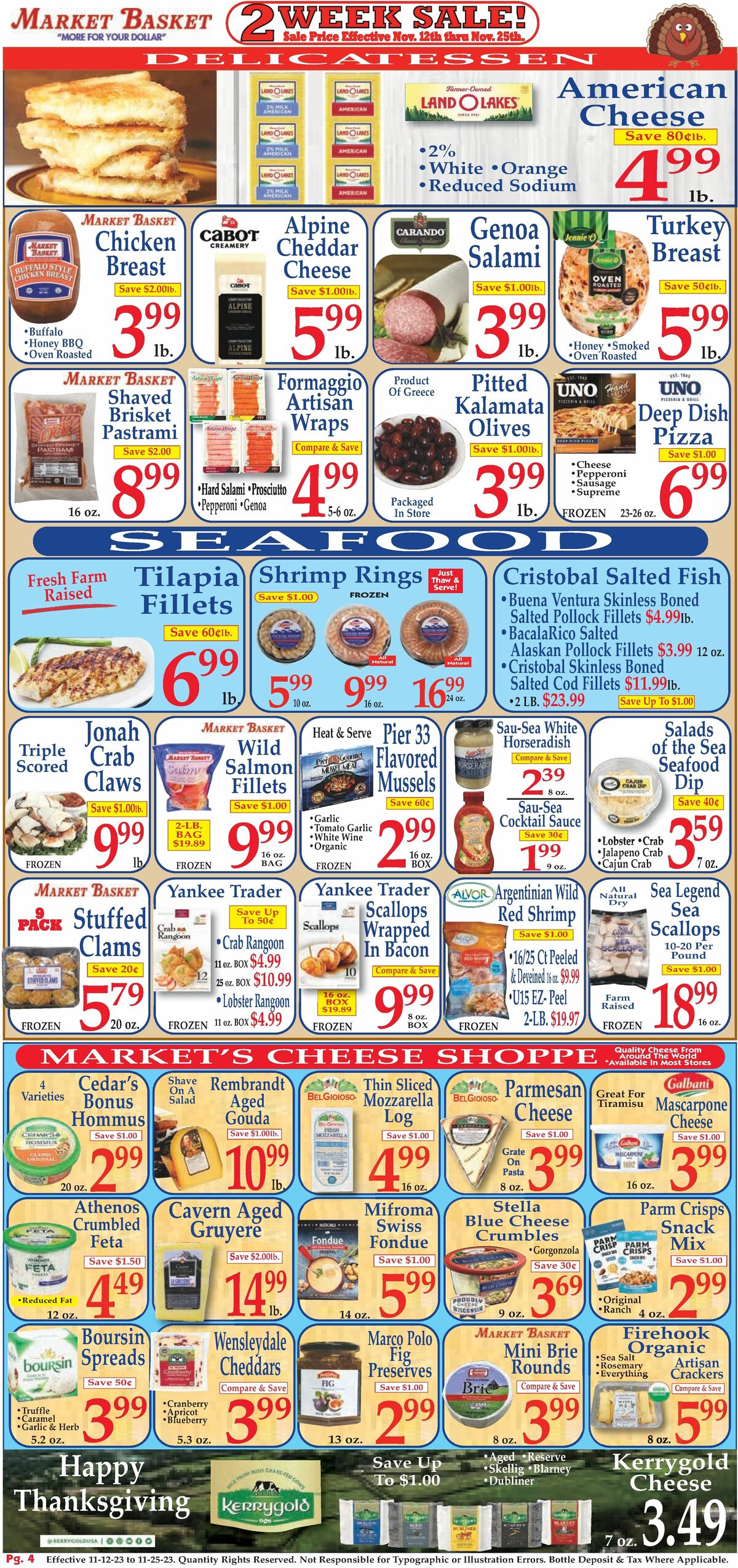 Market Basket Weekly Ad from November 12