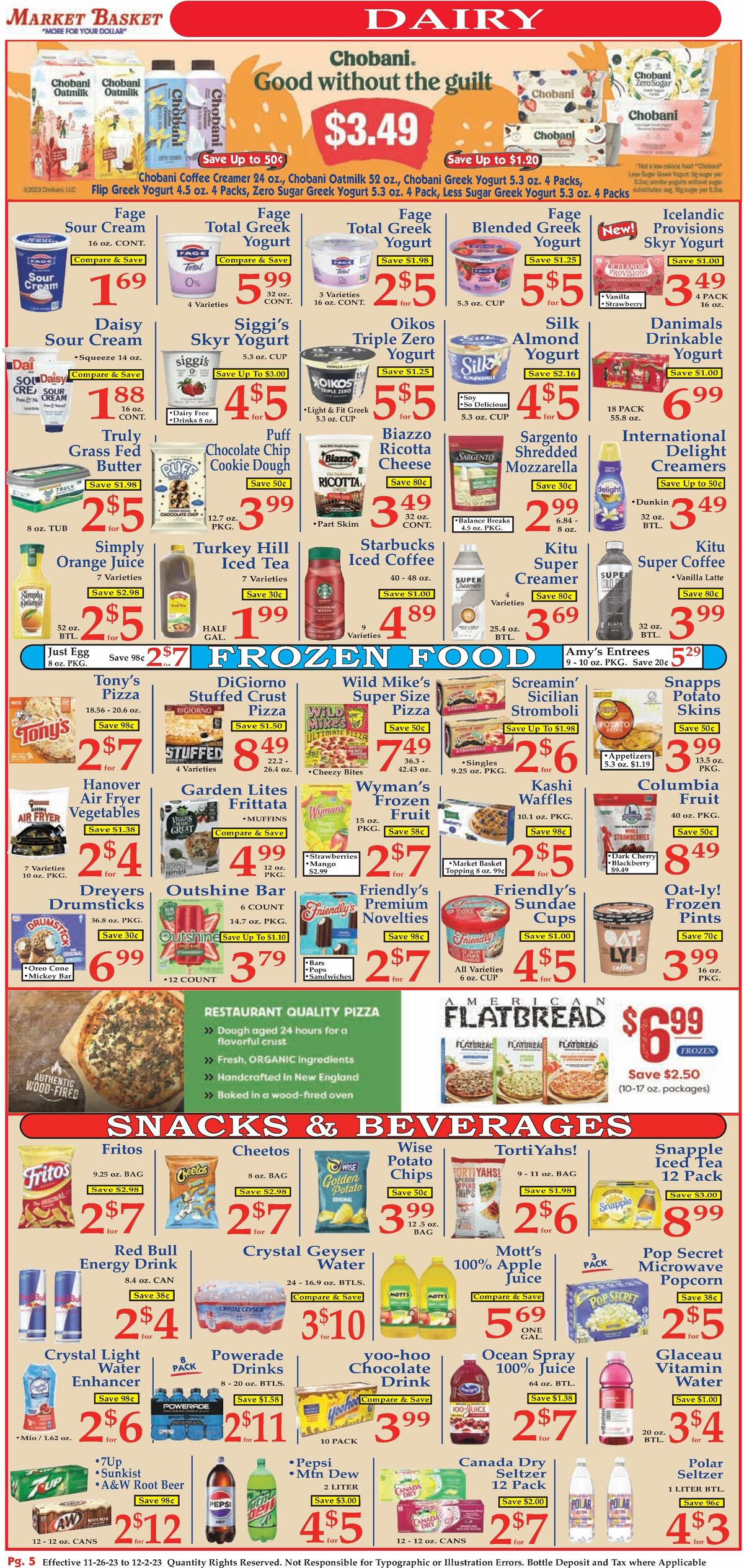 Market Basket Weekly Ad from November 26