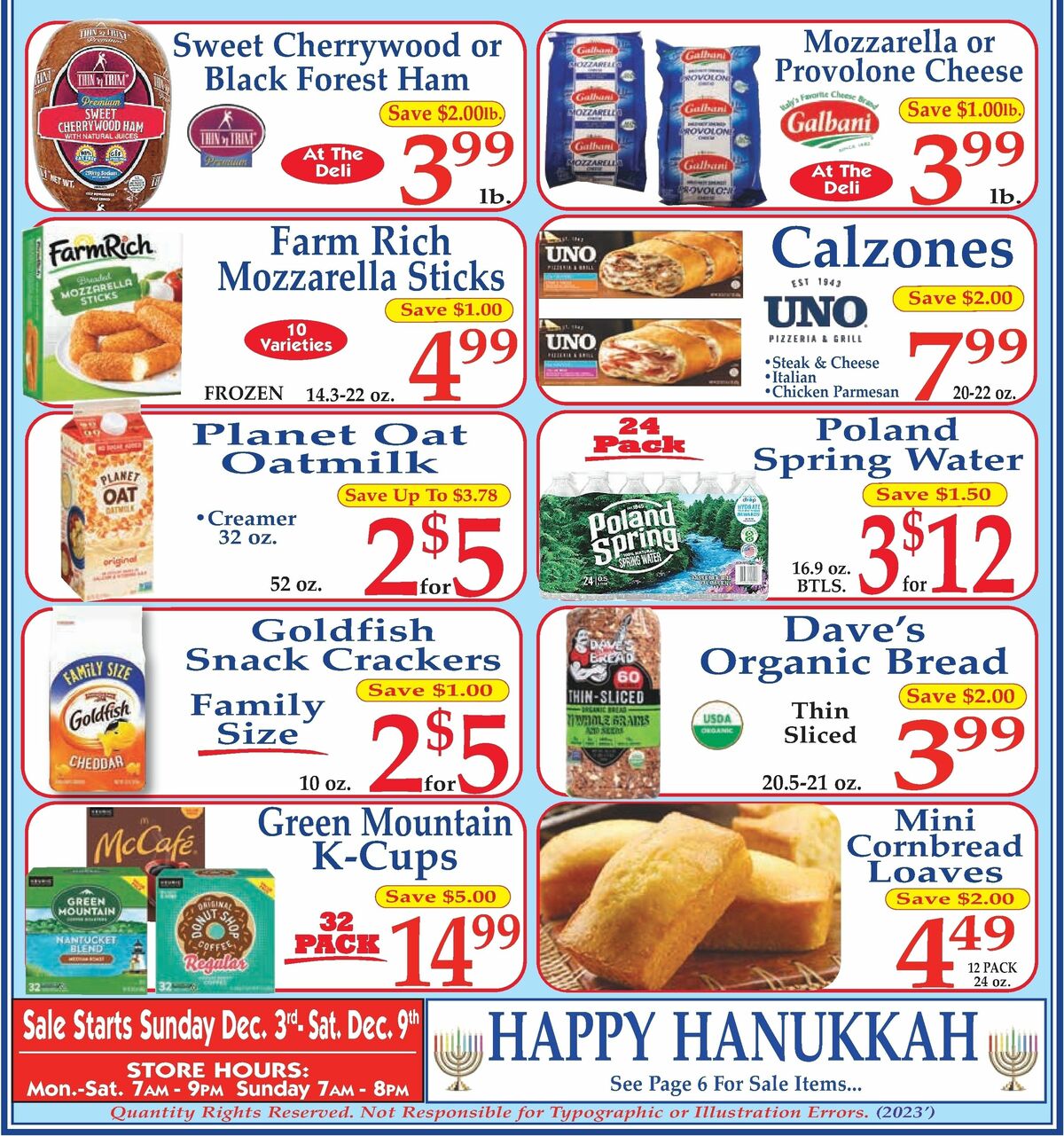 Market Basket Weekly Ad from December 3