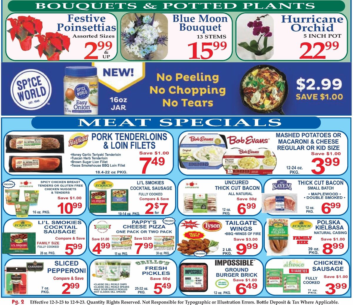 Market Basket Weekly Ad from December 3