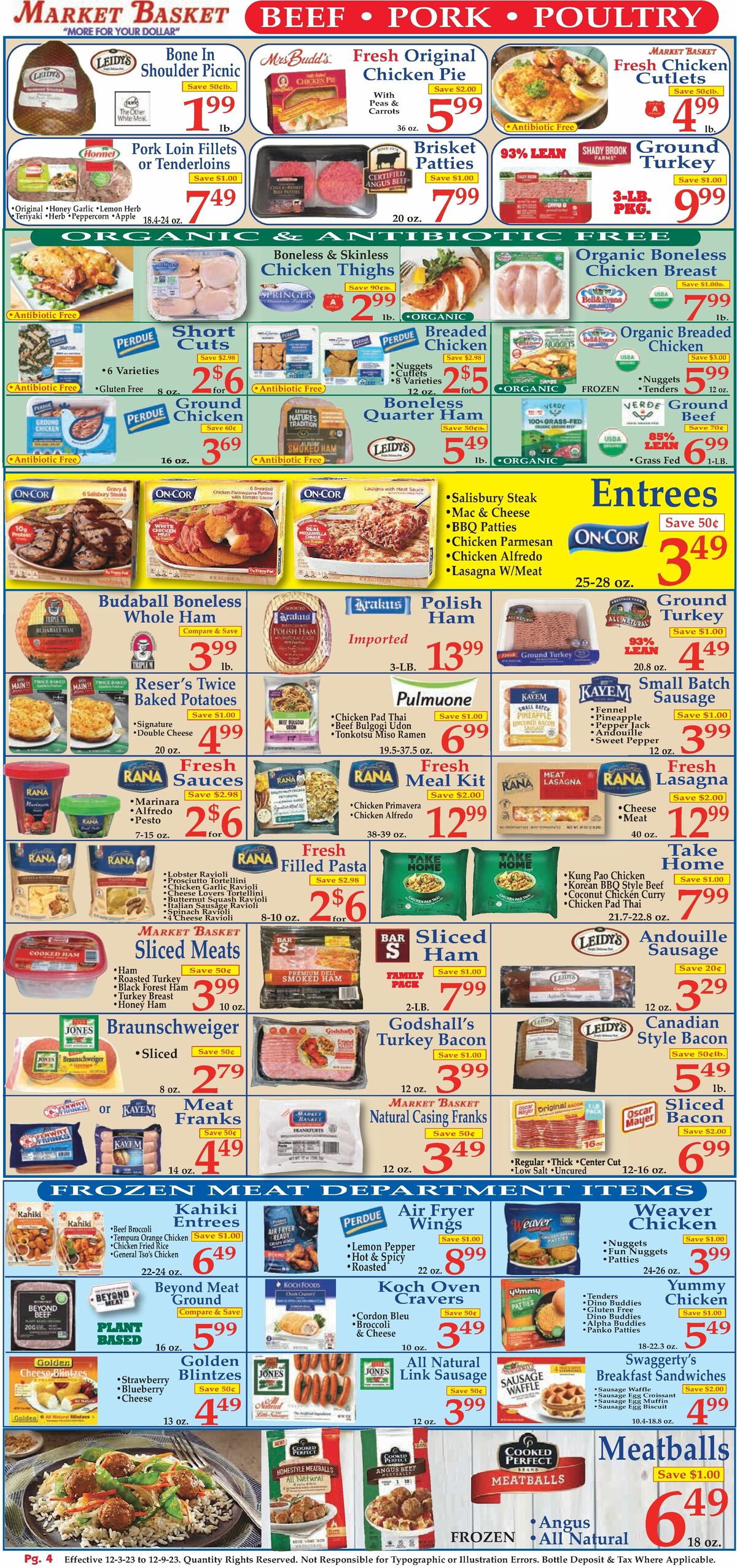 Market Basket Weekly Ad from December 3