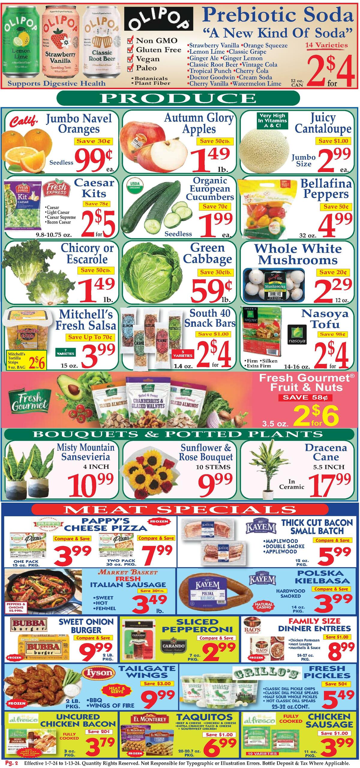 Market Basket Weekly Ad from January 7