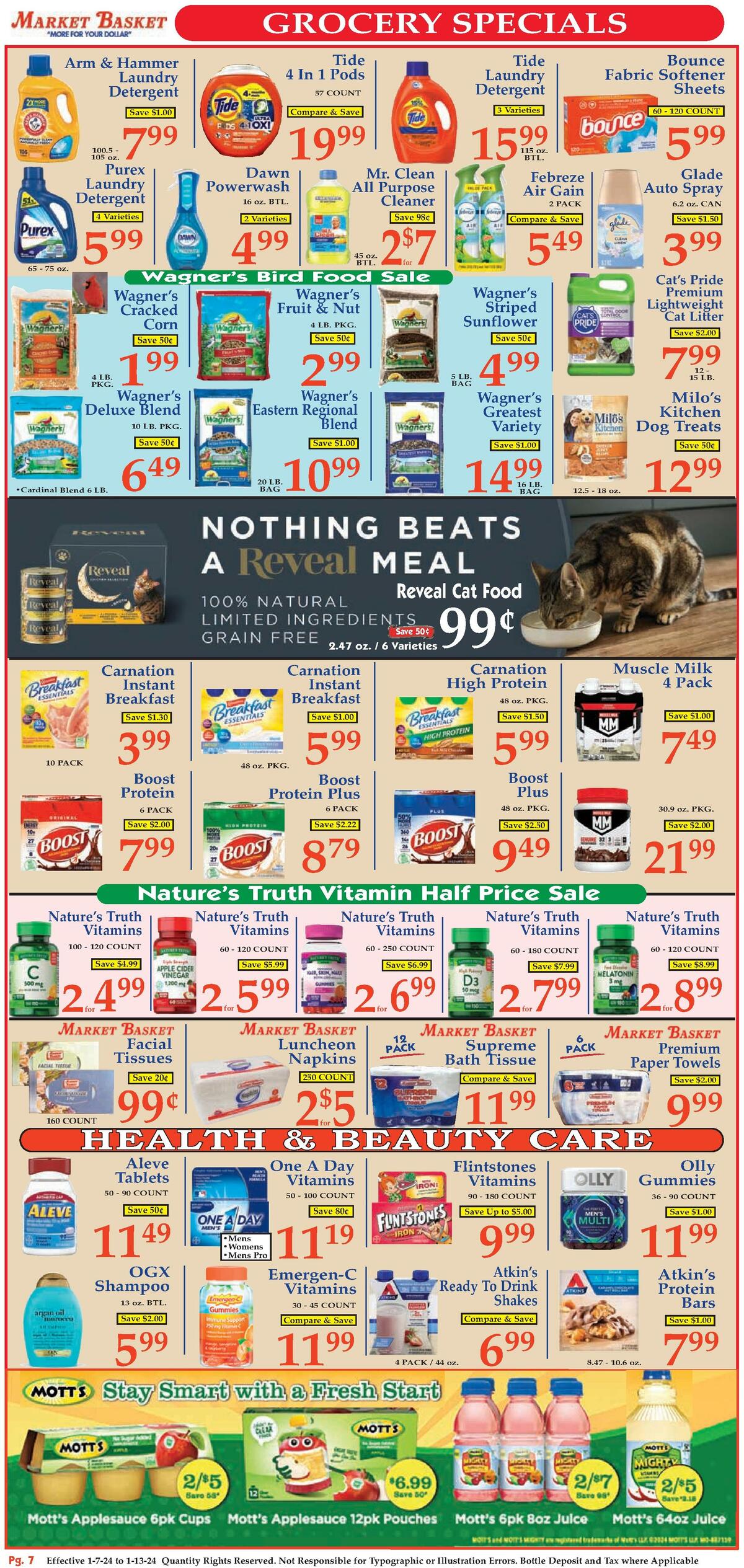 Market Basket Weekly Ad from January 7