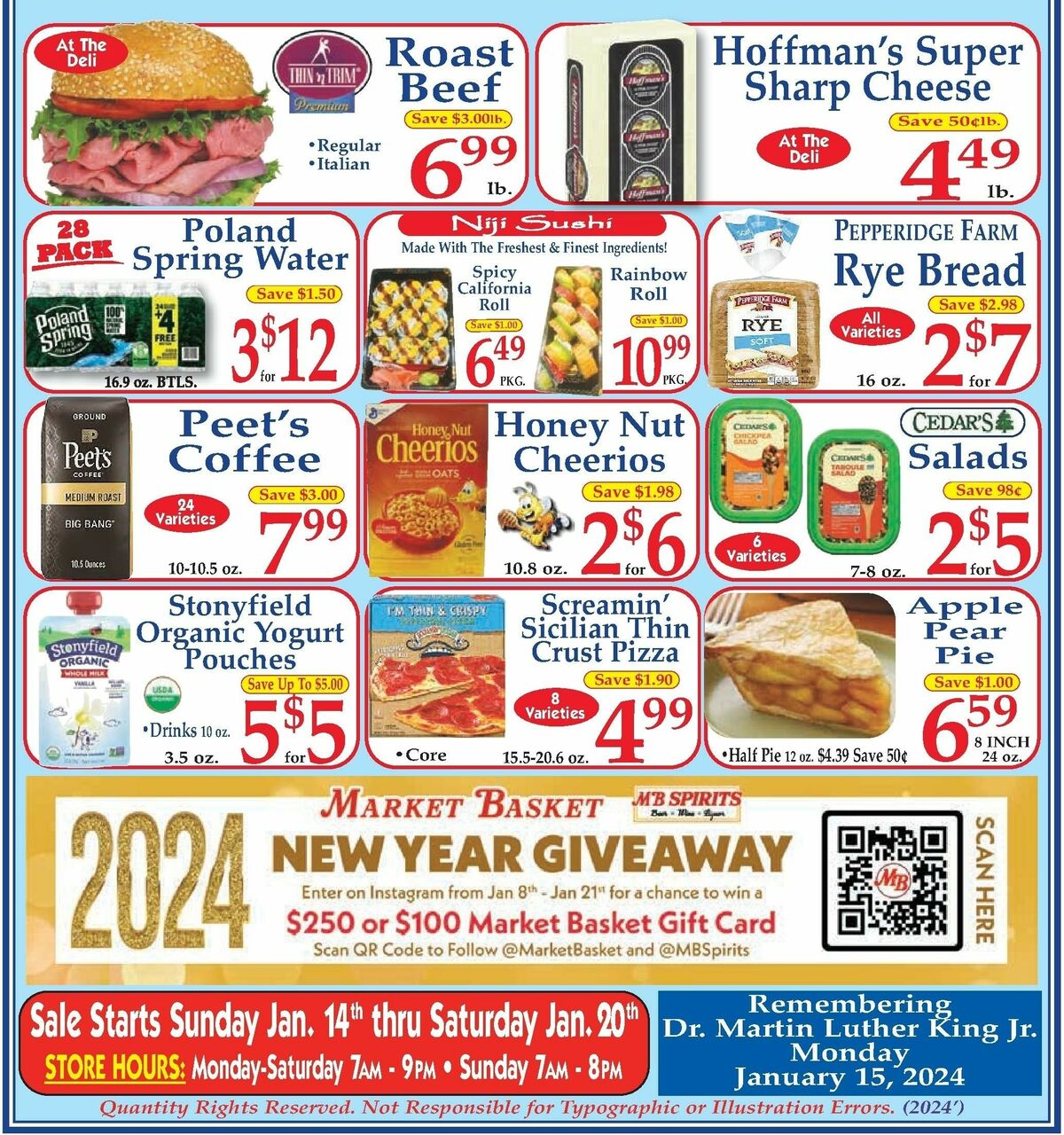 Market Basket Weekly Ad from January 14