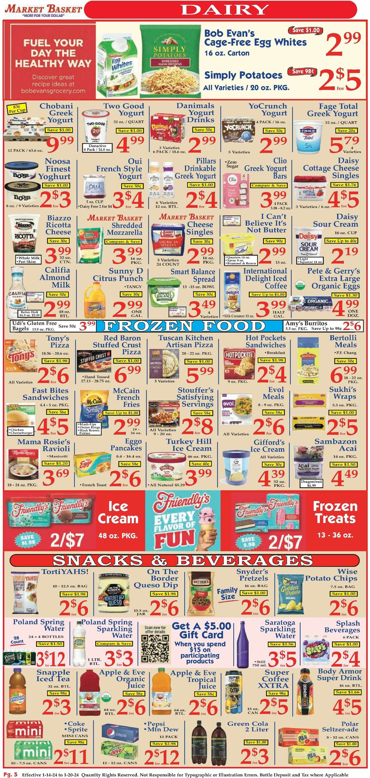 Market Basket Weekly Ad from January 14