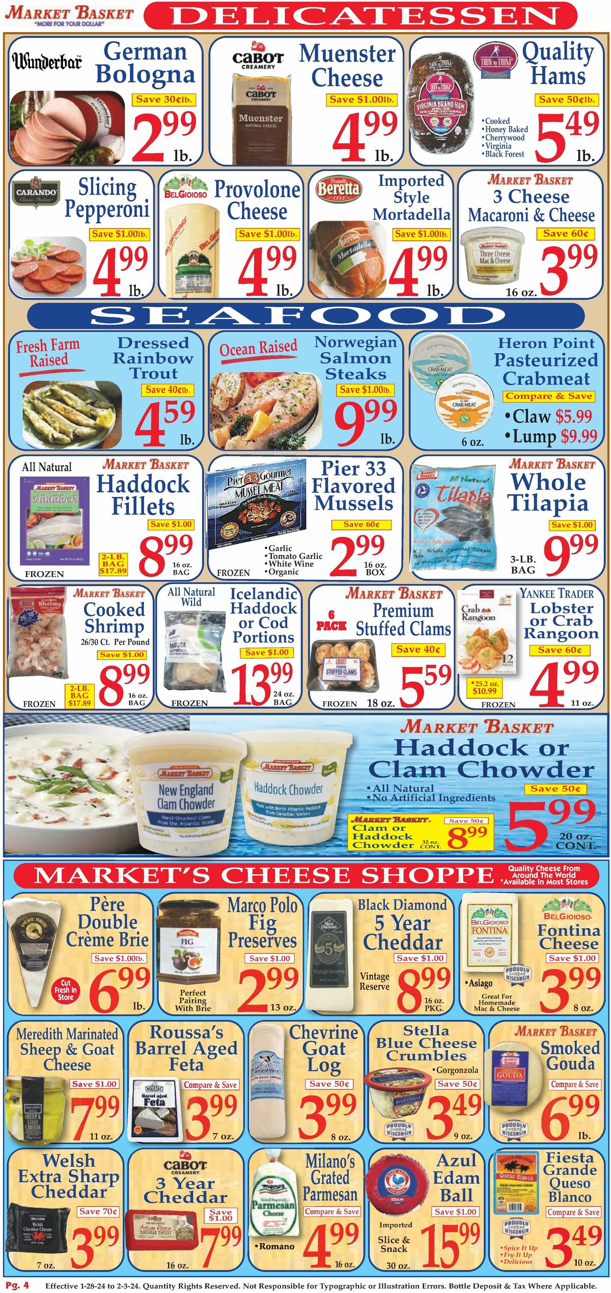 Market Basket Weekly Ad from January 28