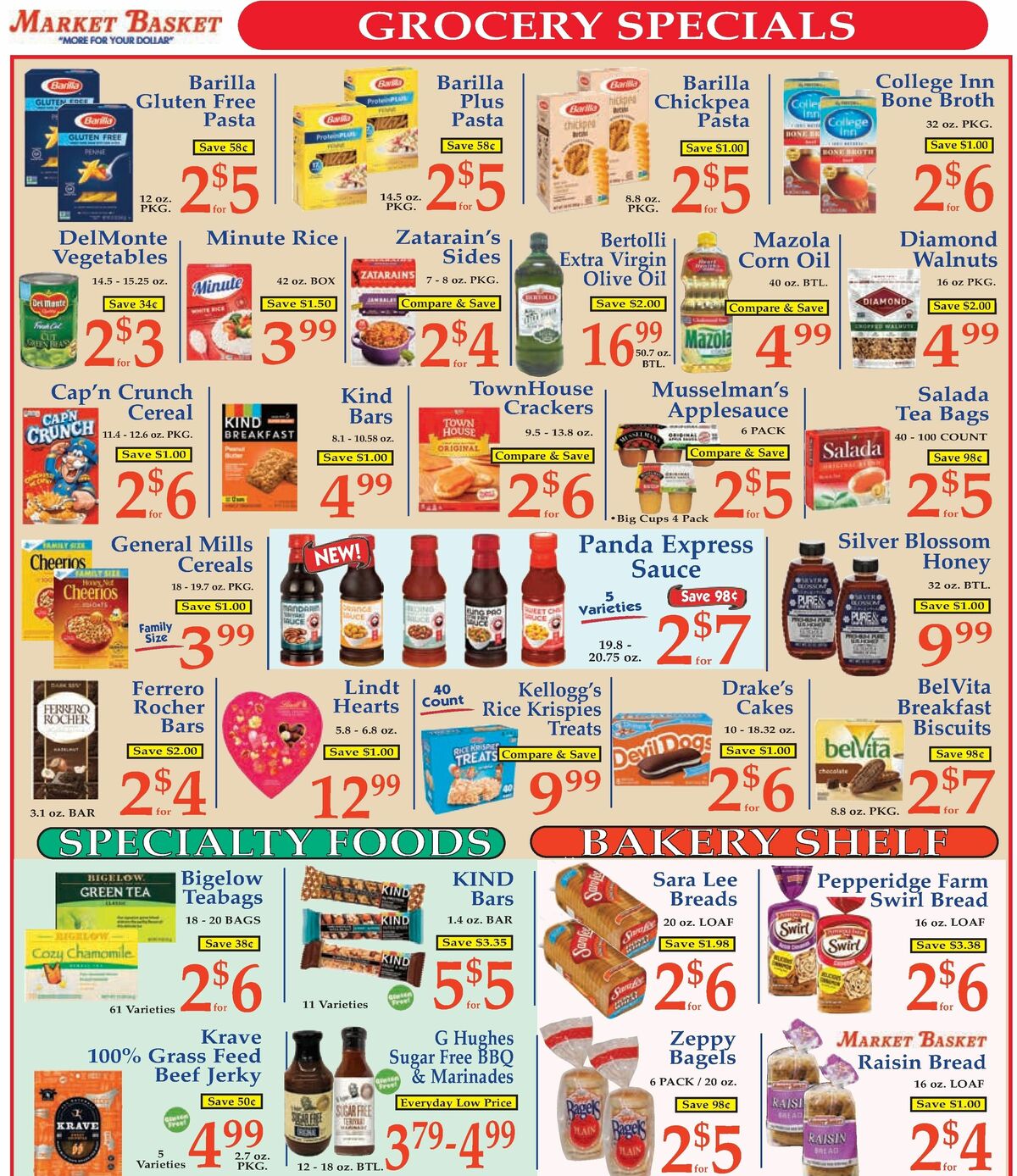 Market Basket Weekly Ad from January 28