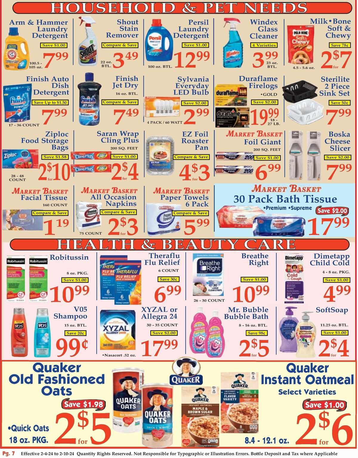 Market Basket Weekly Ad from February 4