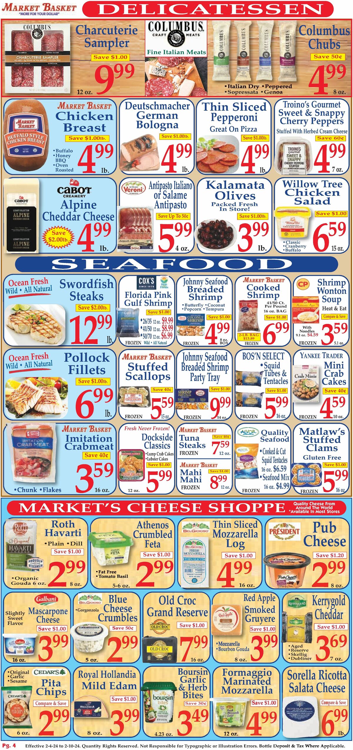 Market Basket Weekly Ad from February 4