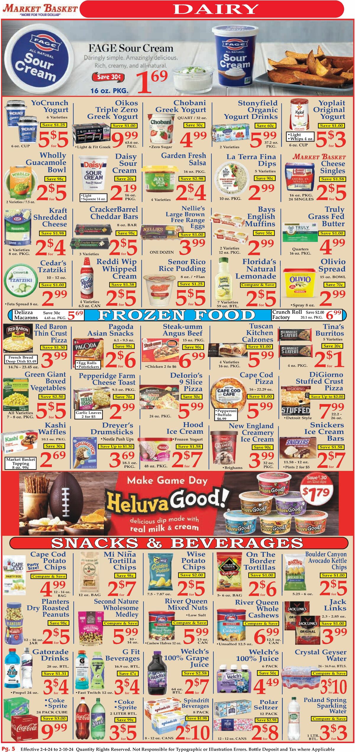 Market Basket Weekly Ad from February 4