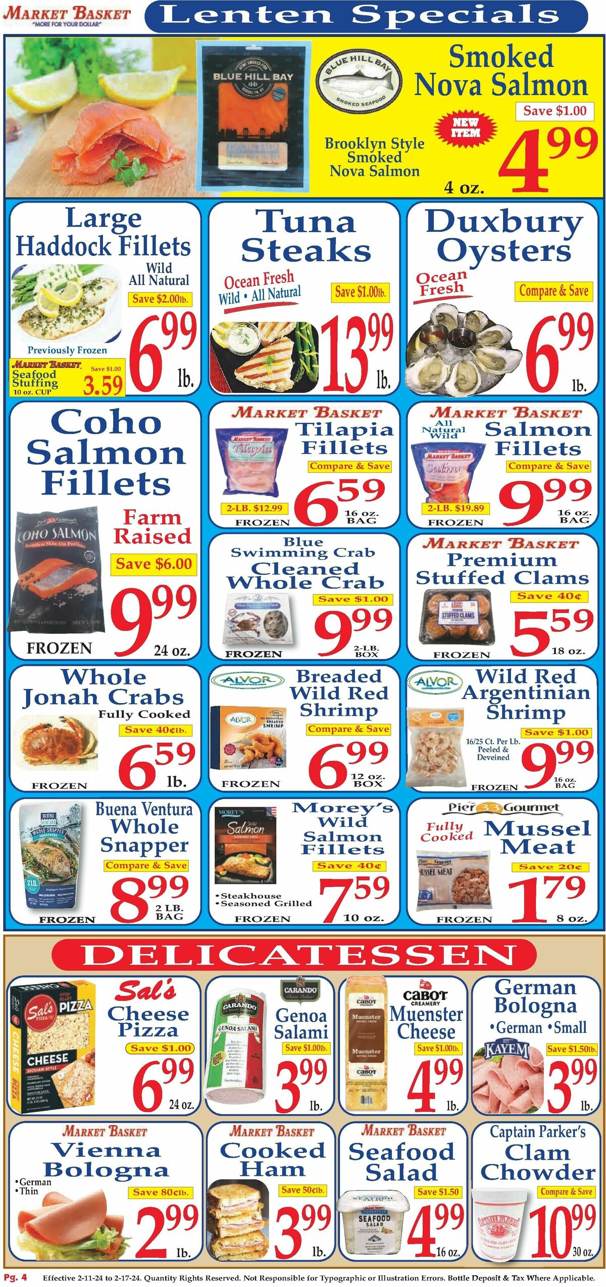 Market Basket Weekly Ad from February 11