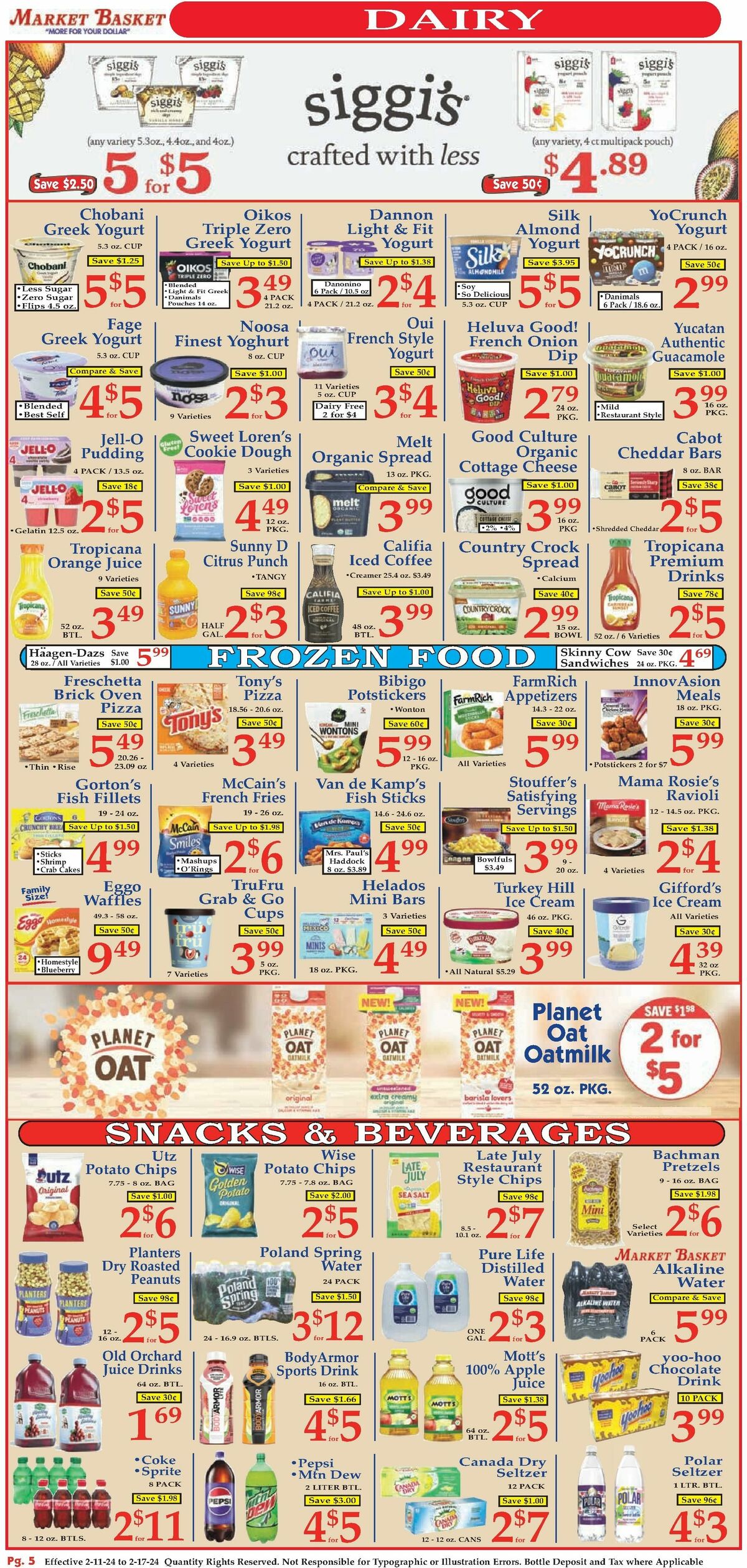 Market Basket Weekly Ad from February 11