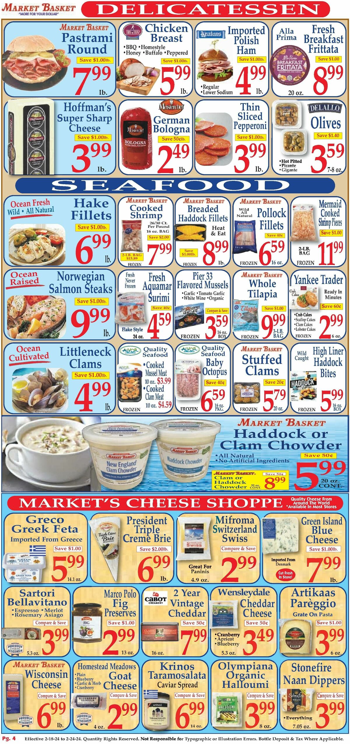 Market Basket Weekly Ad from February 18