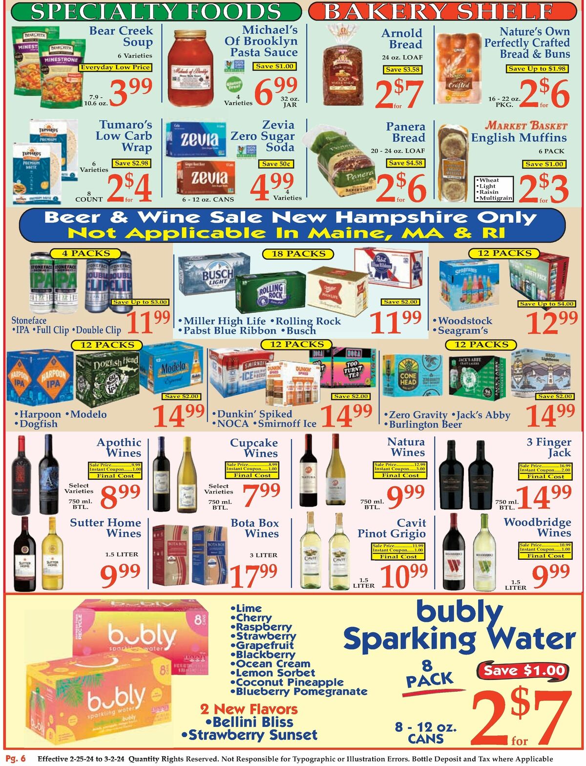 Market Basket Weekly Ad from February 25