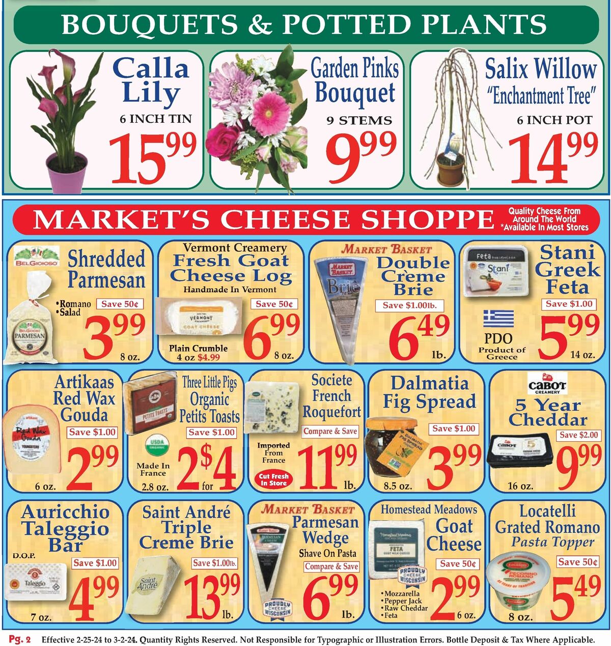 Market Basket Weekly Ad from February 25