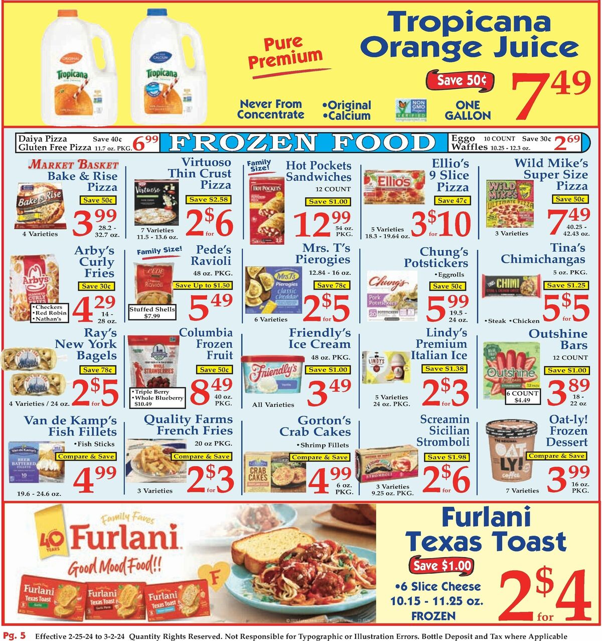 Market Basket Weekly Ad from February 25