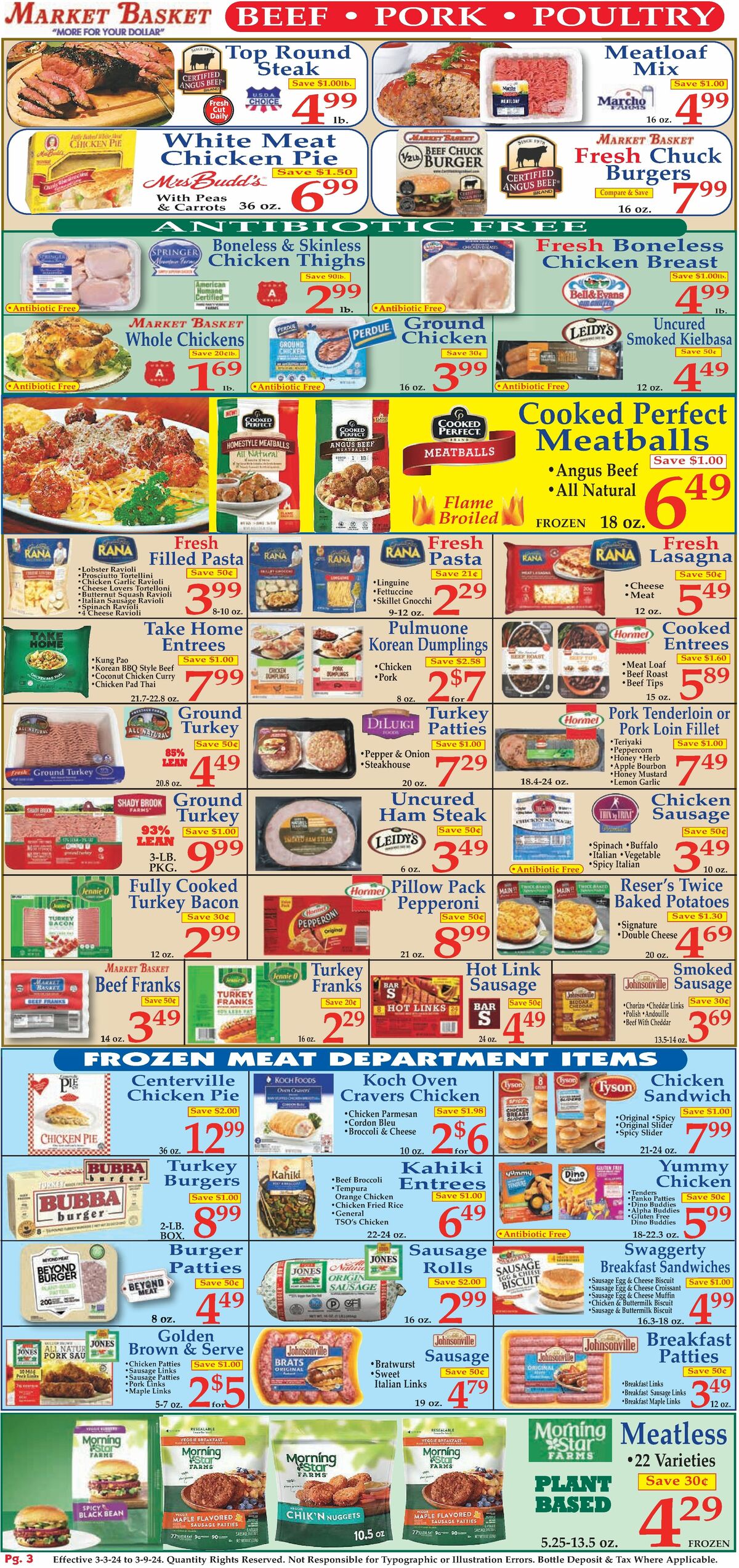 Market Basket Weekly Ad from March 3