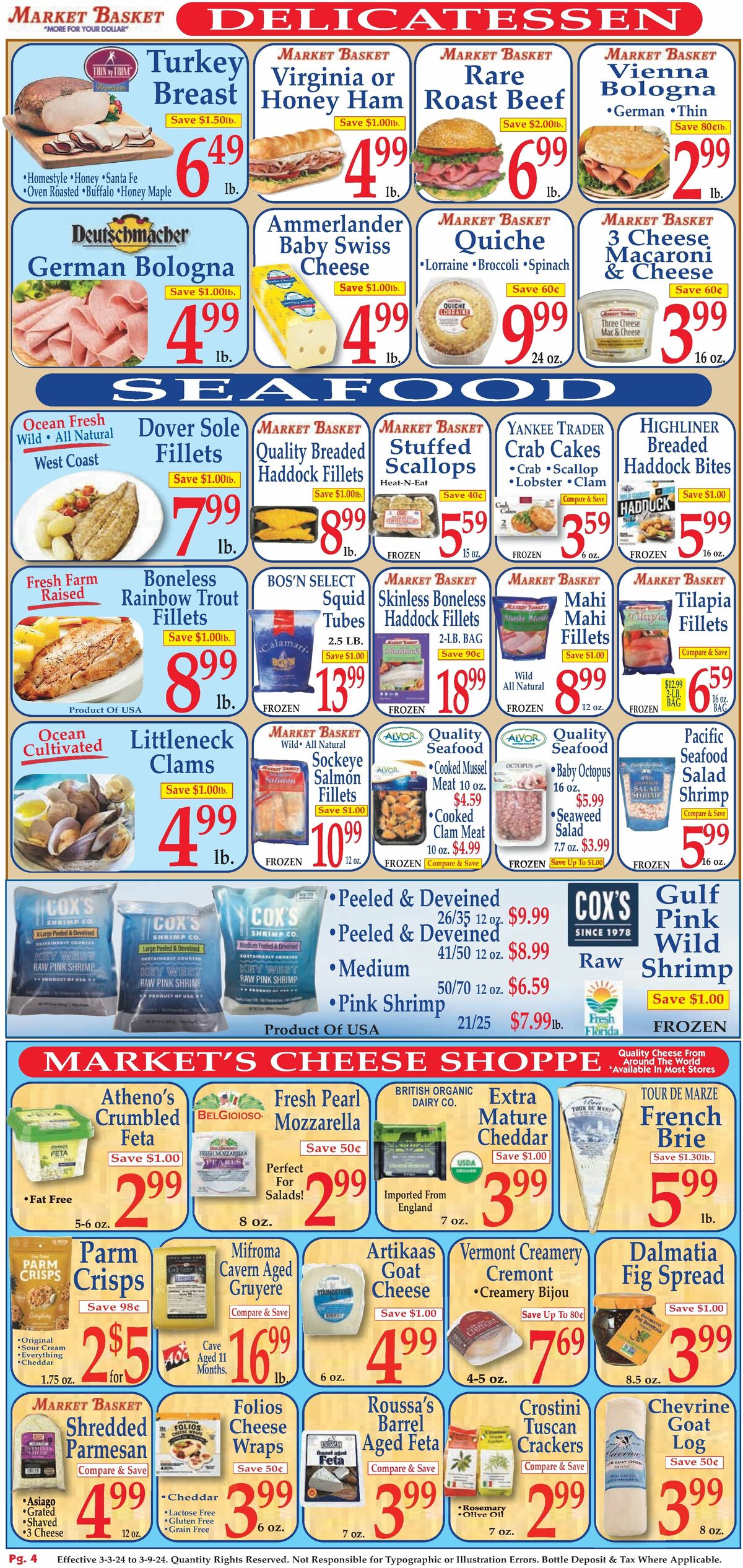 Market Basket Weekly Ad from March 3