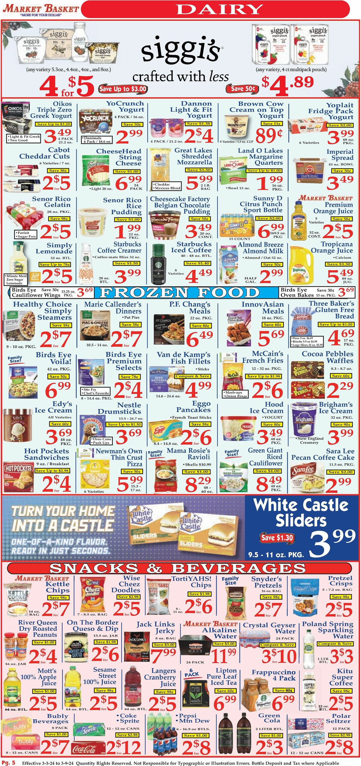 Market Basket Weekly Ad from March 3