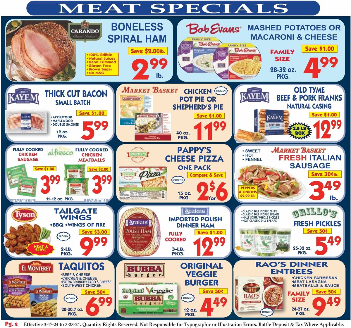 Market Basket Weekly Ad from March 17