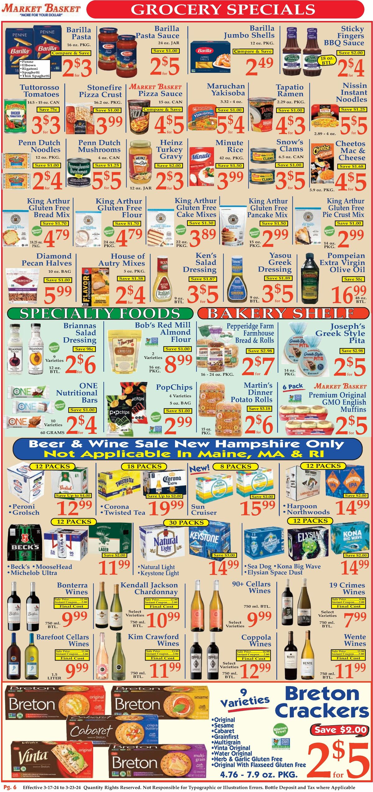 Market Basket Weekly Ad from March 17