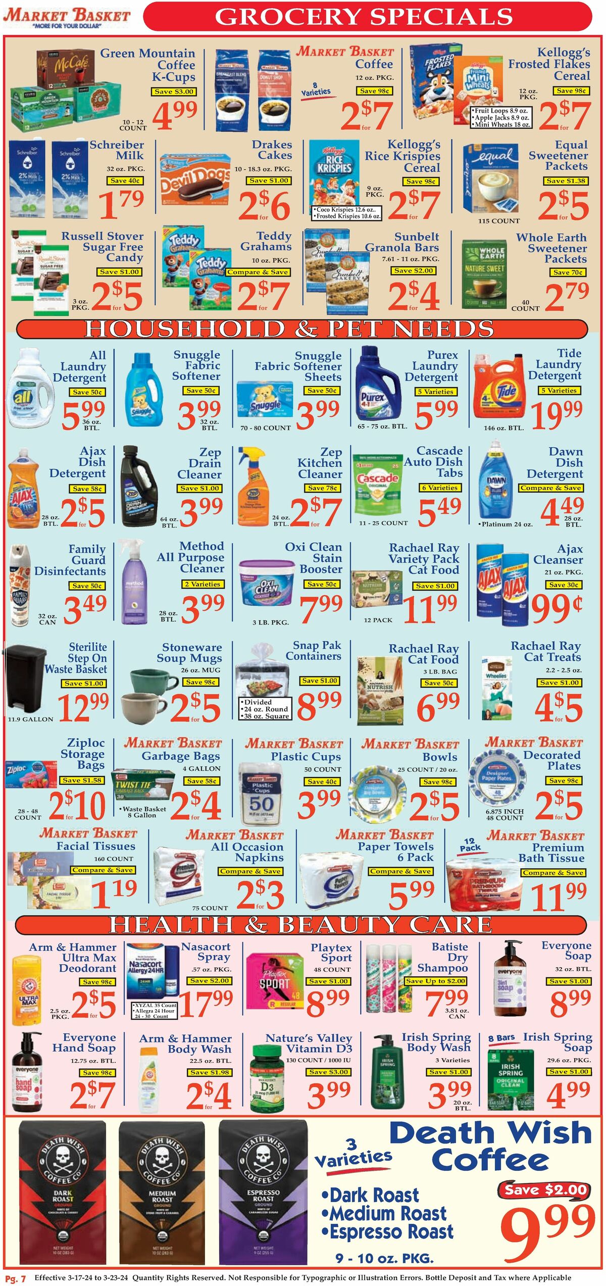 Market Basket Weekly Ad from March 17