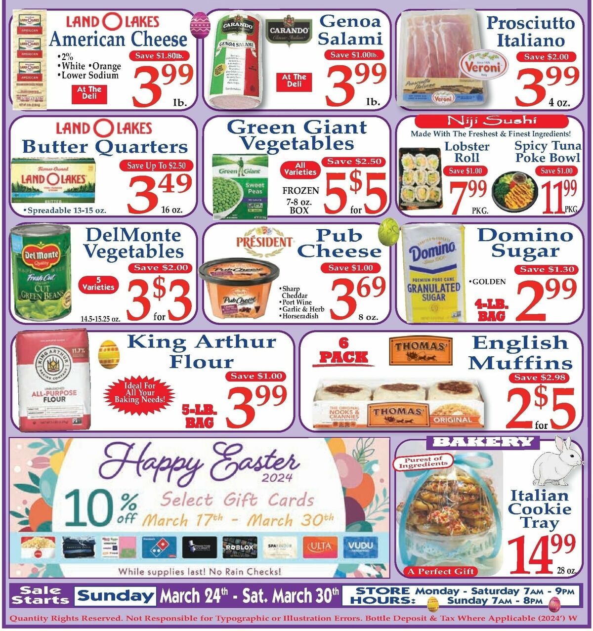 Market Basket Weekly Ad from March 24