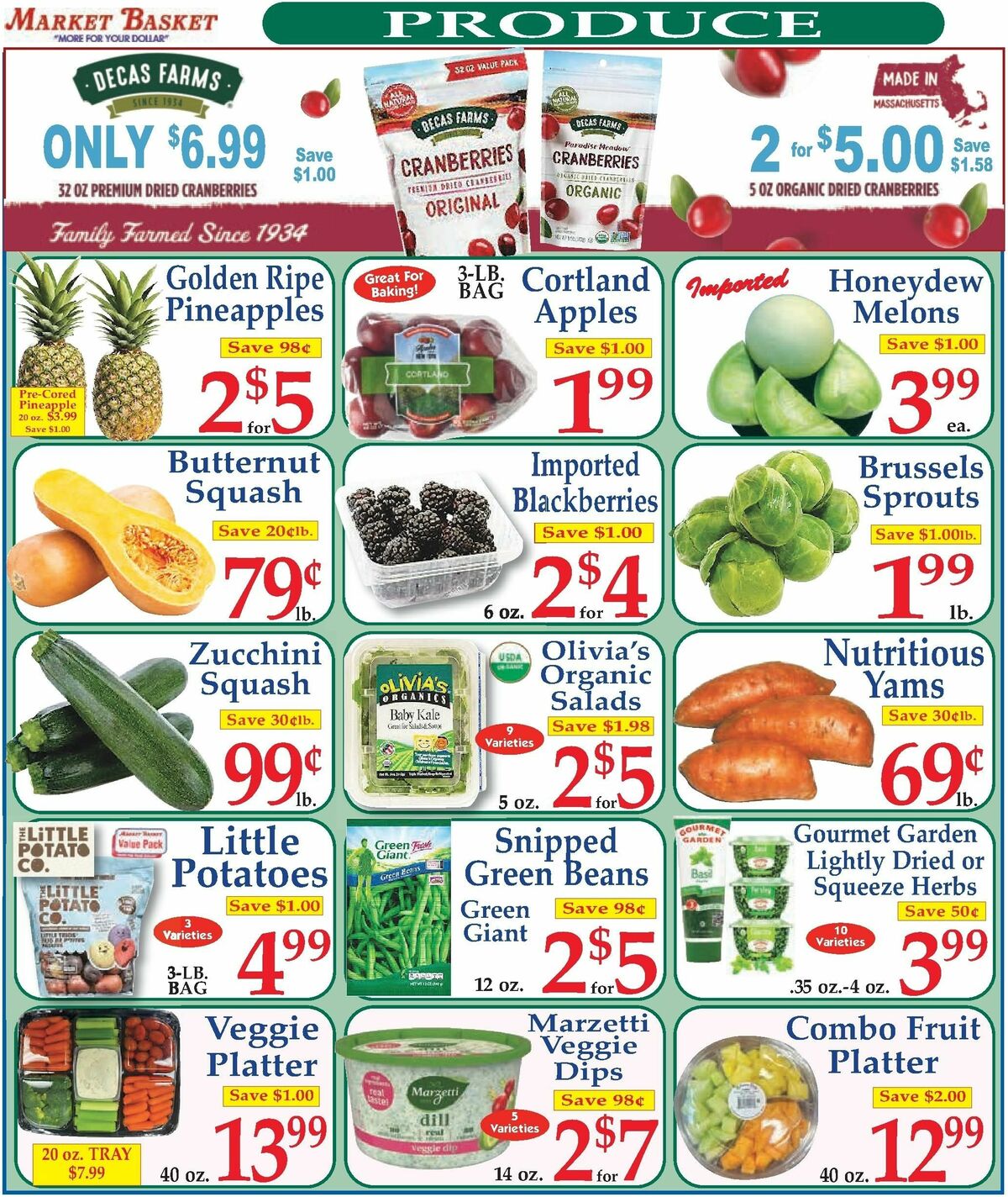 Market Basket Weekly Ad from March 24