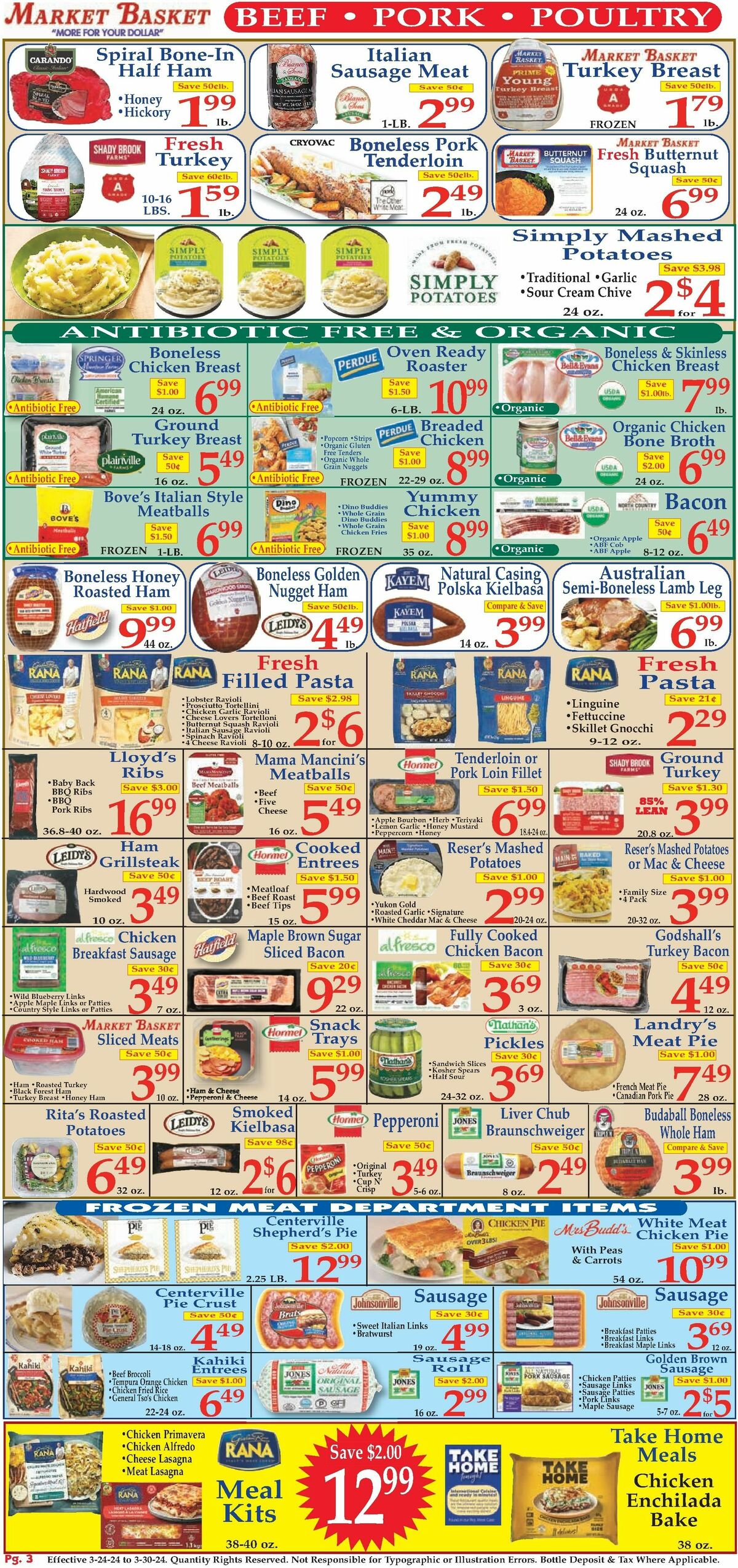 Market Basket Weekly Ad from March 24